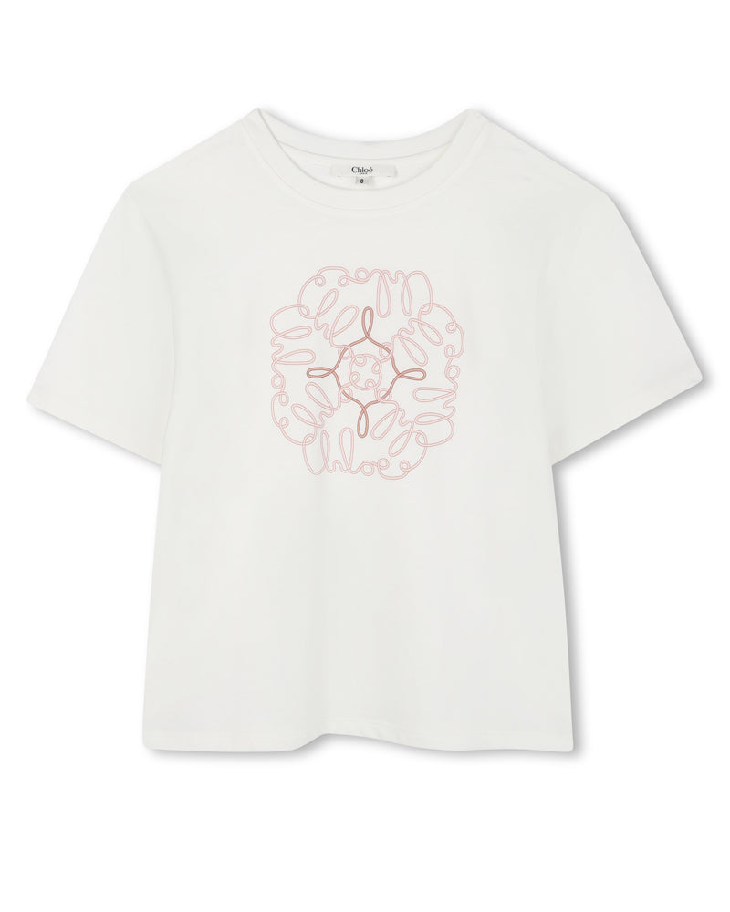 Girls Graphic Ivory T-Shirt