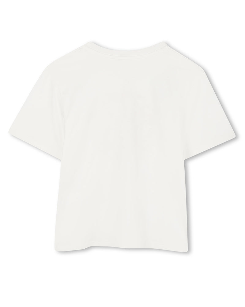Girls Graphic Ivory T-Shirt