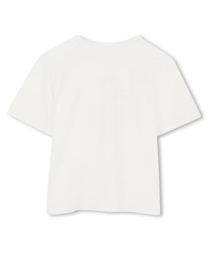 
  
    Chloé
  
 Girls Graphic Ivory T-Shirt