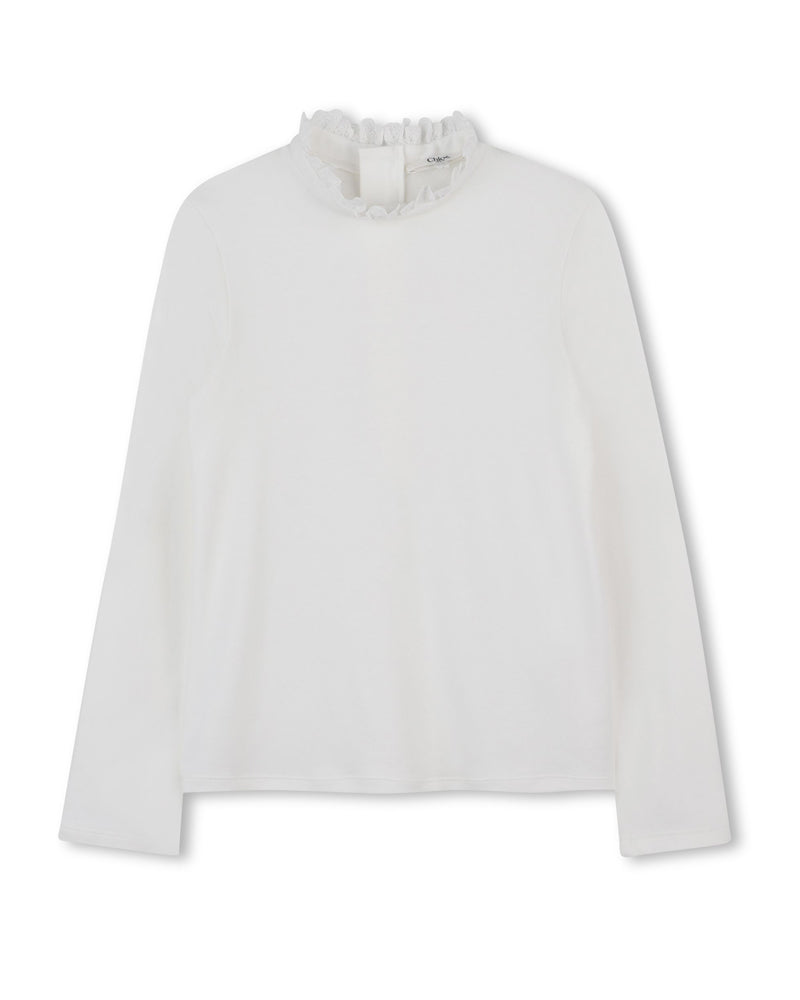 Girls Ivory Turtleneck