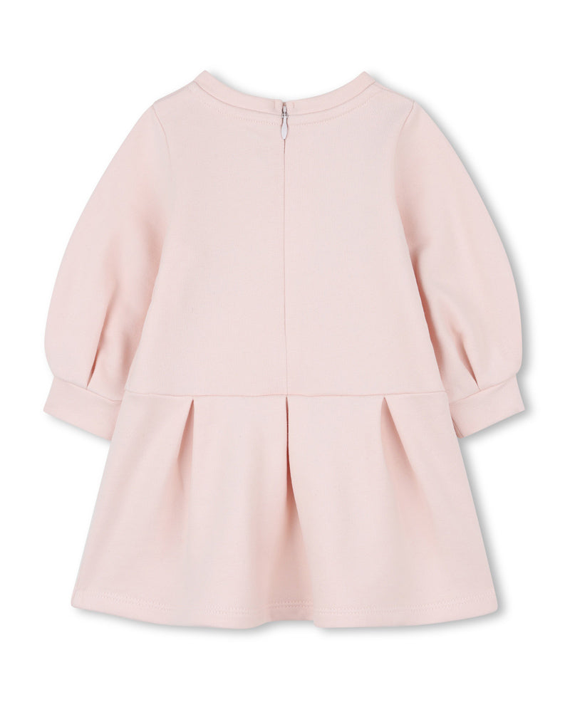 Baby Girls Pink Logo Sweater Dress