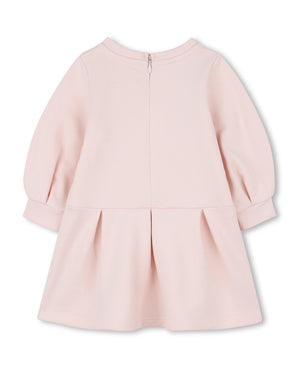 
  
    Chloé
  
 Baby Girls Pink Logo Sweater Dress