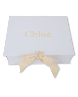 
  
    Chloé
  
 Baby Girls Ivory Embroidered Knit Blanket