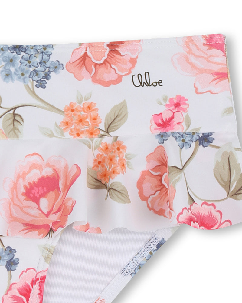 
  
    Chloé
  
 Girls Pink Floral Bikini