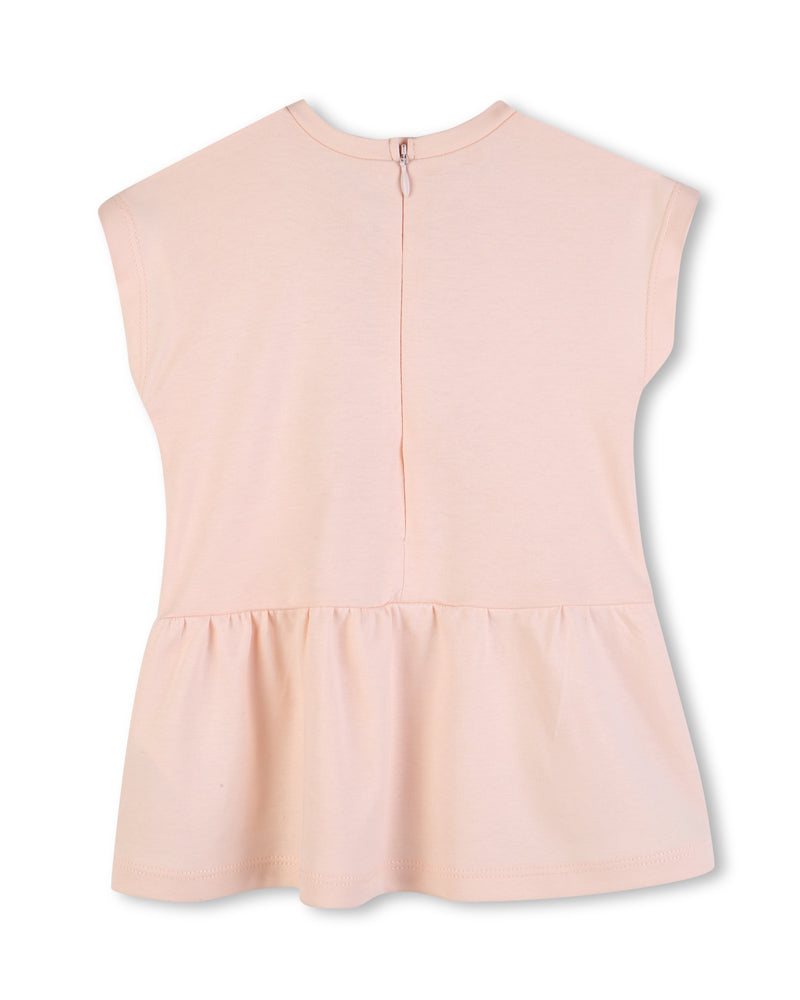 
  
    Chloé
  
 Baby Girls Pink Logo Dress