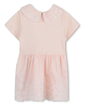 
  
    Chloé
  
 Baby Girls Pink Floral Embroidered Dress