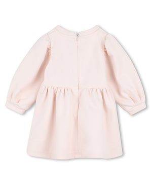 
  
    Chloé
  
 Baby Girls Pink Logo Sweater Dress