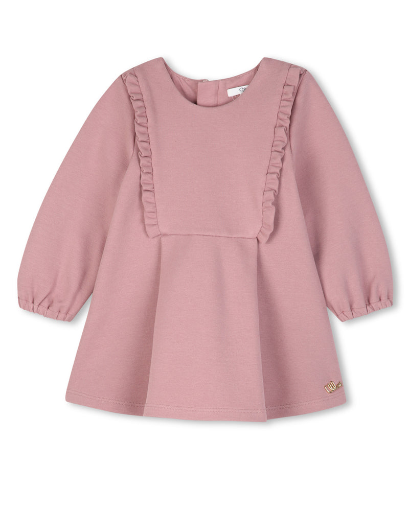 
  
    Chloé
  
 Baby Girls Pink Jersey Milano Dress