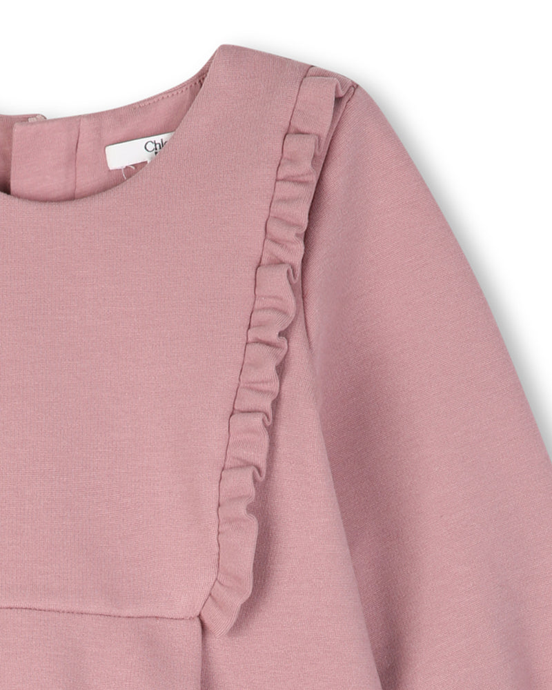 
  
    Chloé
  
 Baby Girls Pink Jersey Milano Dress