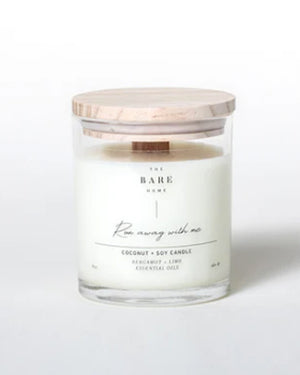 
  
    The
  
    Bare
  
    Home
  
 Run Away With Me Candle - Bergamot + Lime