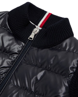 
  
    Moncler
  
    Enfant
  
 Baby Boys Navy Down Cardigan
