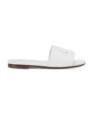 
  
    Dolce
  
    &
  
    Gabbana
  
 Girls White DG Sandals