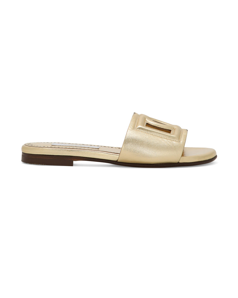 Girls Gold DG Sandals