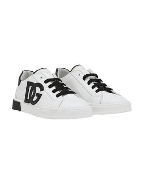 
  
    Dolce
  
    &
  
    Gabbana
  
 White DG Logo Sneakers