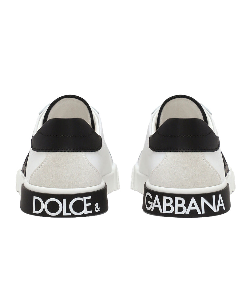 Dolce Gabbana Kids White DG Logo Sneakers