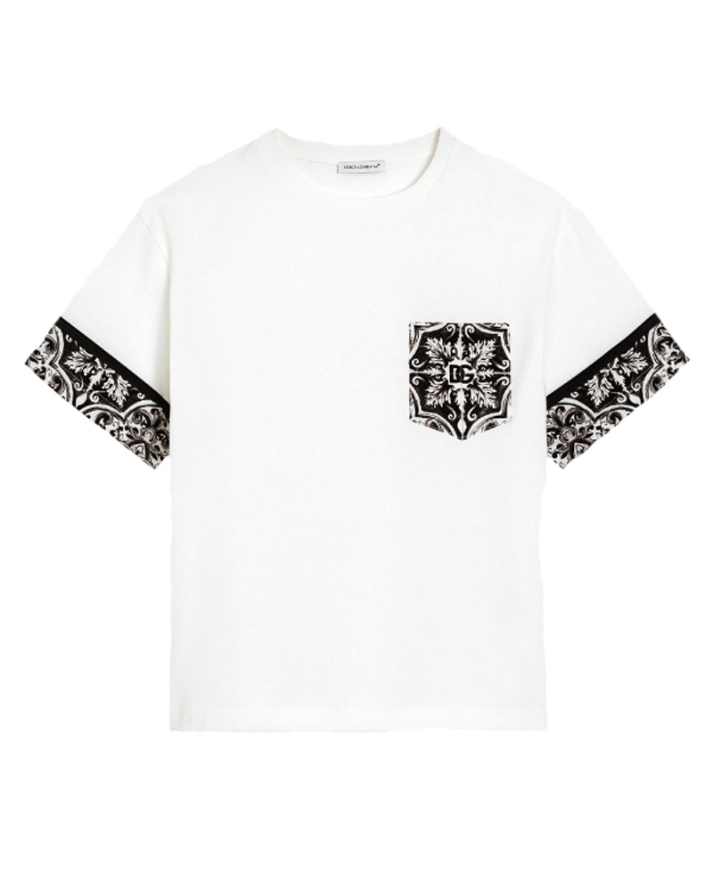 White Maiolica T-Shirt
