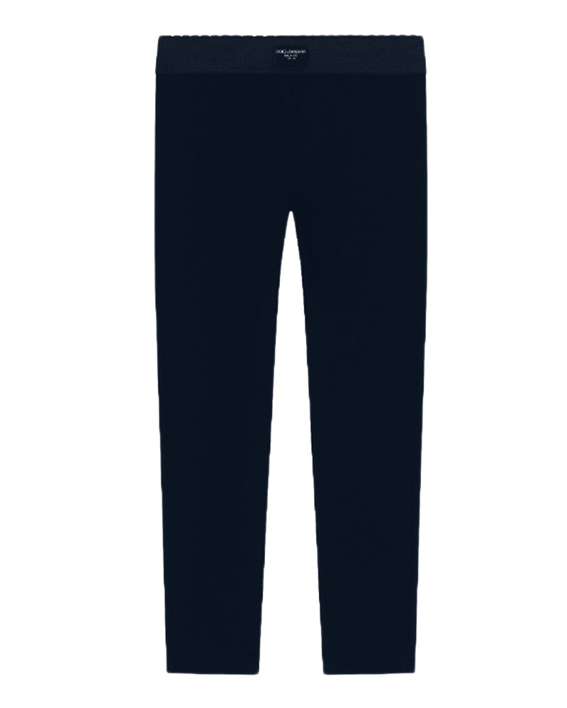 Girls Navy Leggings