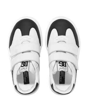 
  
    Dolce
  
    &
  
    Gabbana
  
 Toddler White DG Logo Sneakers