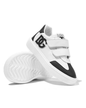 
  
    Dolce
  
    &
  
    Gabbana
  
 Toddler White DG Logo Sneakers