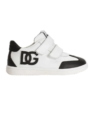 
  
    Dolce
  
    &
  
    Gabbana
  
 Toddler White DG Logo Sneakers