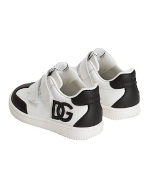 
  
    Dolce
  
    &
  
    Gabbana
  
 Toddler White DG Logo Sneakers