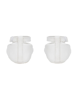 
  
    Dolce
  
    &
  
    Gabbana
  
 Baby Girls White Leather Ballerinas