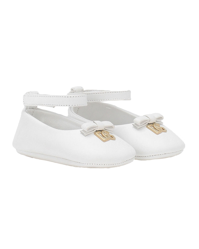 Baby Girls White Ballerinas