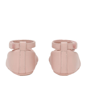 
  
    Dolce
  
    &
  
    Gabbana
  
 Baby Girls Pink Leather DG Ballerinas