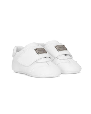 
  
    Dolce
  
    &
  
    Gabbana
  
 Baby Boys Leather Plate Logo Sneaker