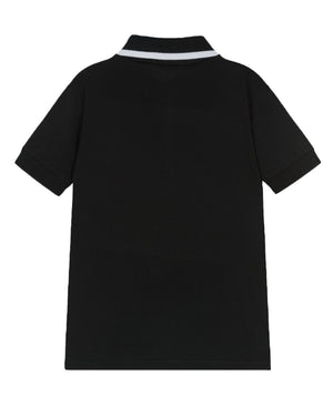 
  
    Dolce
  
    &
  
    Gabbana
  
 Boys Black DNA Crest Polo