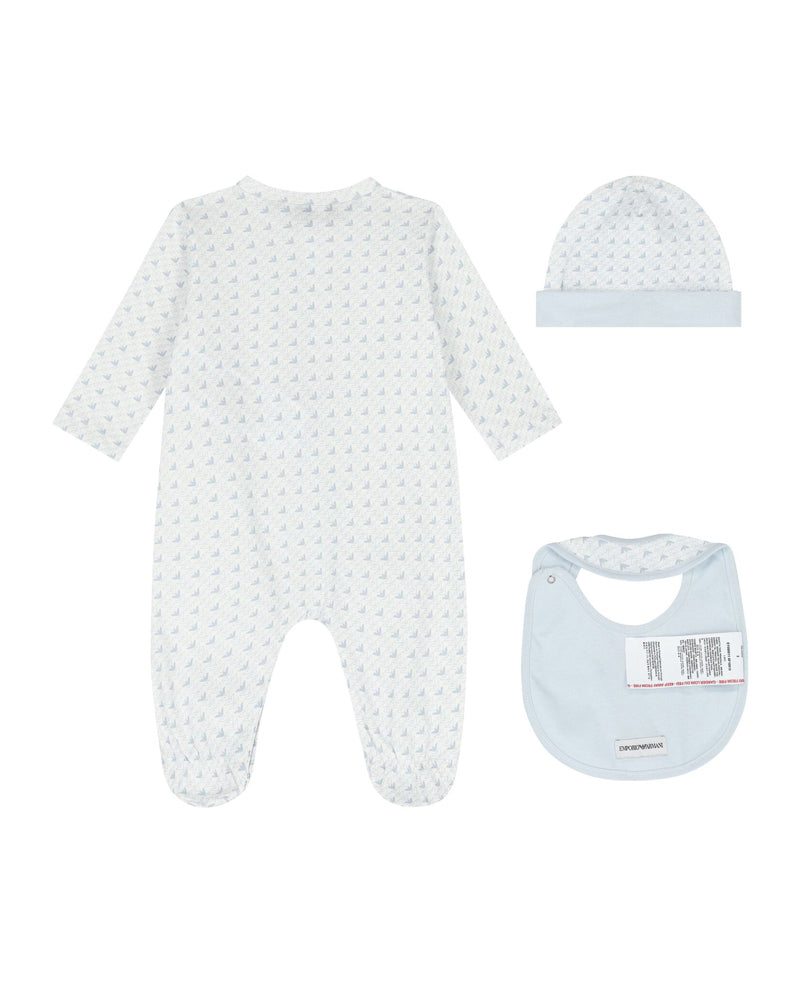 Baby Boys Blue Three Piece Gift Set