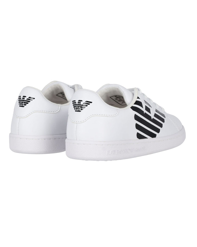 
  
    Ea7
  
    Emporio
  
    Armani
  
 Boys White Logo Sneaker