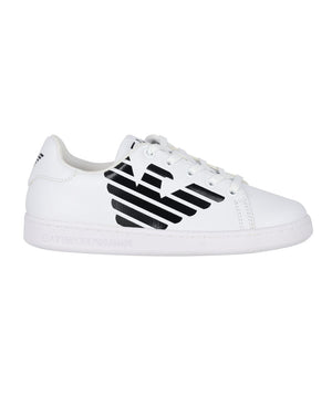 
  
    Ea7
  
    Emporio
  
    Armani
  
 Boys White Logo Sneaker