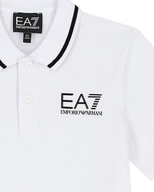 
  
    Ea7
  
    Emporio
  
    Armani
  
 Boys White Cotton Polo