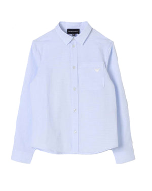 
  
    Emporio
  
    Armani
  
 Boys Blue Check Cotton Shirt