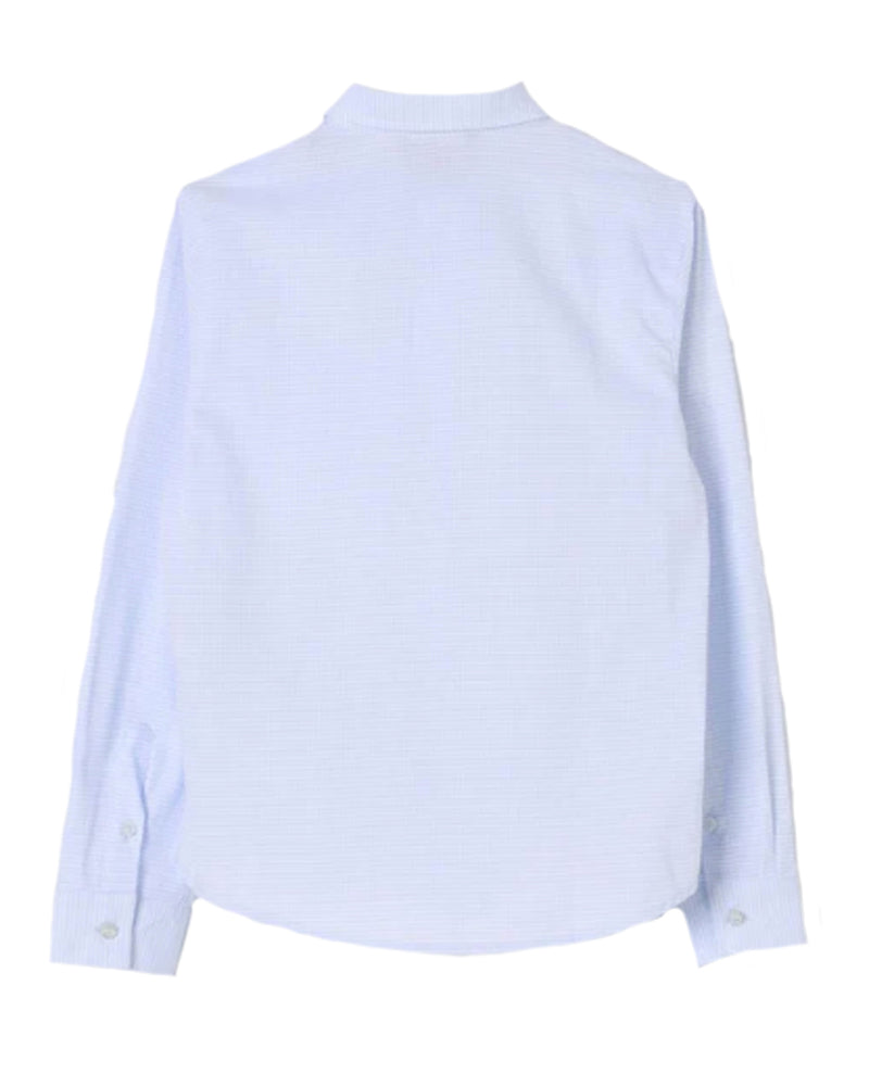 
  
    Emporio
  
    Armani
  
 Boys Blue Check Cotton Shirt