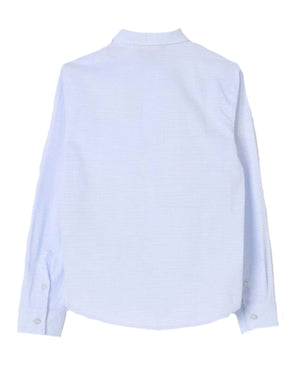 
  
    Emporio
  
    Armani
  
 Boys Blue Check Cotton Shirt