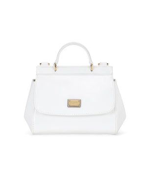 
  
    Dolce
  
    &
  
    Gabbana
  
 Girls White Patent Leather Sicily Bag