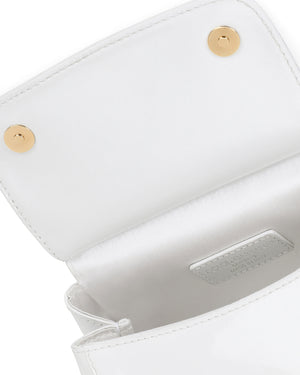 
  
    Dolce
  
    &
  
    Gabbana
  
 Girls White Patent Leather Sicily Bag