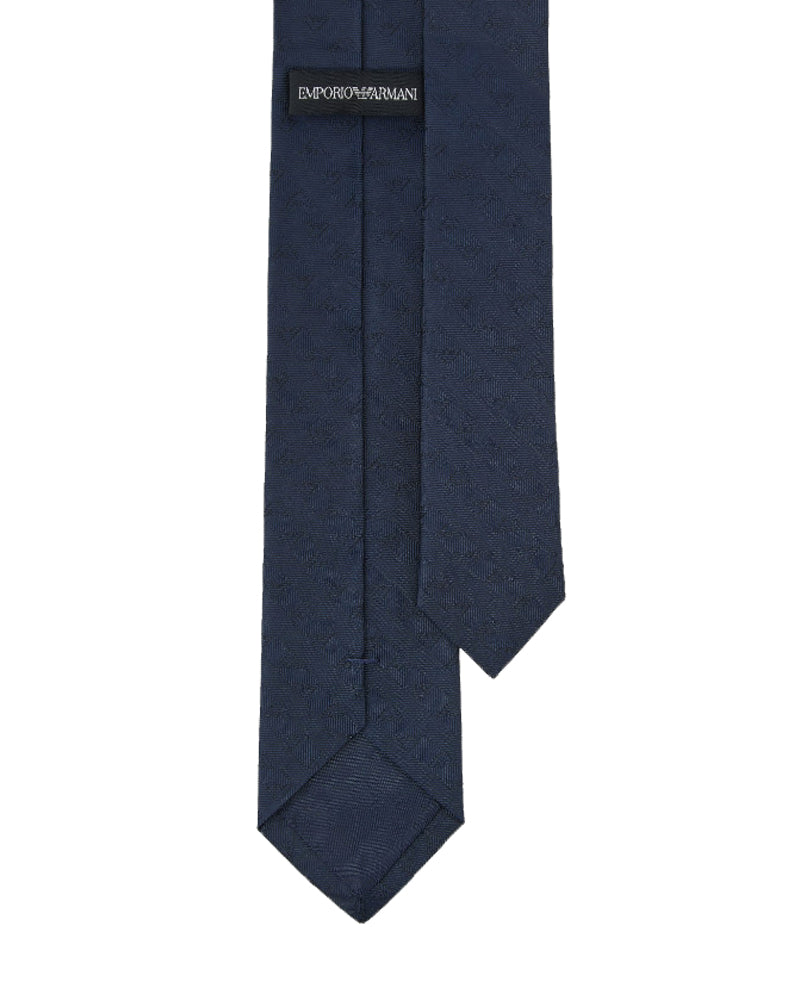 
  
    Emporio
  
    Armani
  
 Boys Navy Logo Tie