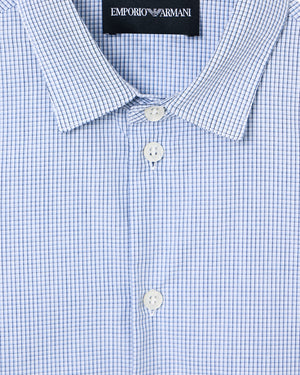 
  
    Emporio
  
    Armani
  
 Boys Blue Patterned Shirt