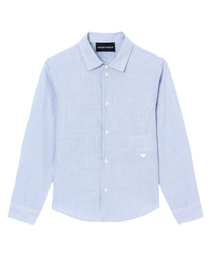 
  
    Emporio
  
    Armani
  
 Boys Blue Patterned Shirt