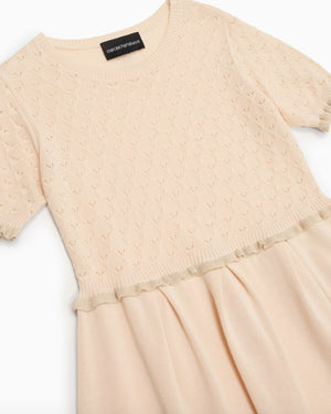 
  
    Emporio
  
    Armani
  
 Girls Beige Knit Dress