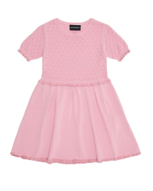 
  
    Emporio
  
    Armani
  
 Girls Pink Knit Dress