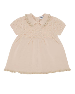 
  
    Emporio
  
    Armani
  
 Baby Girls Beige Knit Dress