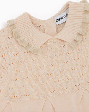 
  
    Emporio
  
    Armani
  
 Baby Girls Beige Knit Dress