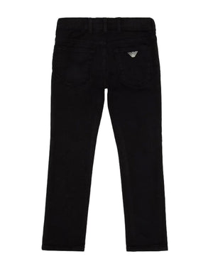 
  
    Emporio
  
    Armani
  
 Boys Navy Cotton Twill Pants