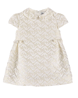 
  
    Emporio
  
    Armani
  
 Baby Girls Gold Cap Sleeve Bow Dress