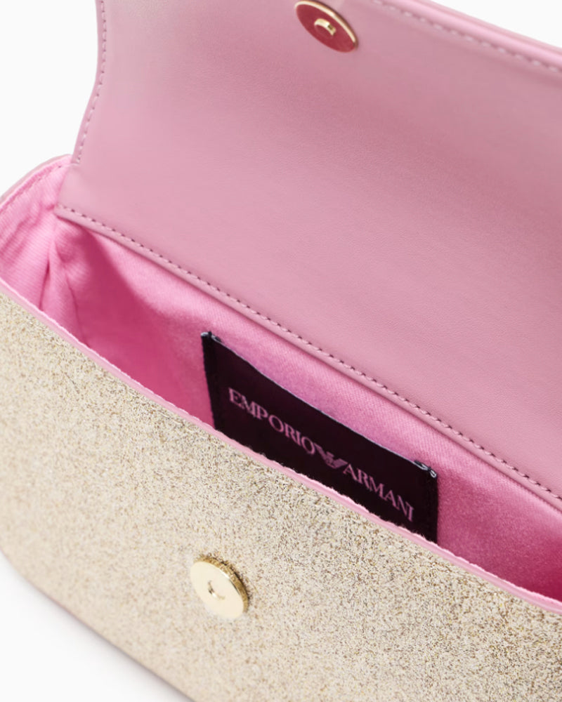 Girls Gold Messenger Bag
