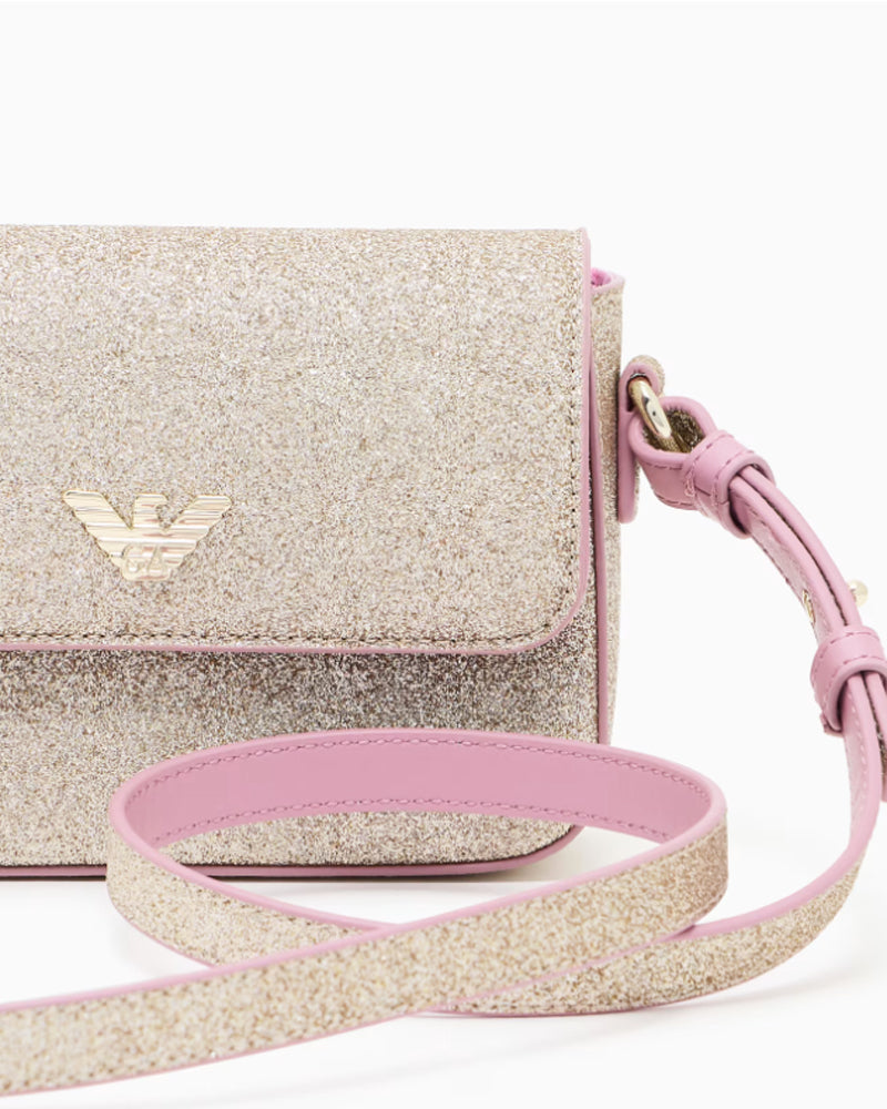 Girls Gold Messenger Bag